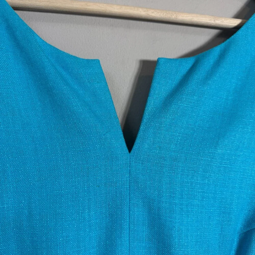 Turquoise/Cerulean Kate Spade Sleeveless Dress
